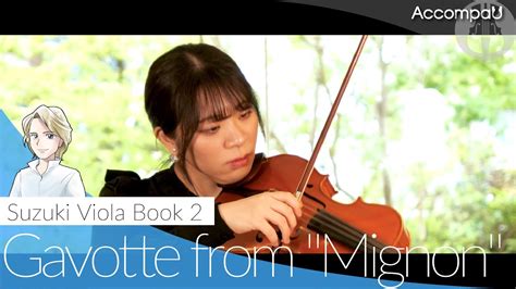 Gavotte From Mignon A Thomas Suzuki Viola Book Recital Version