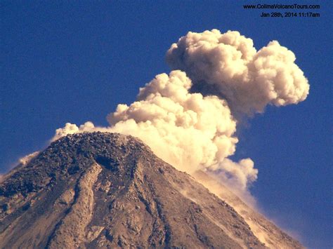 Colima Volcano Tours & More!: Colima Volcano January, 2014