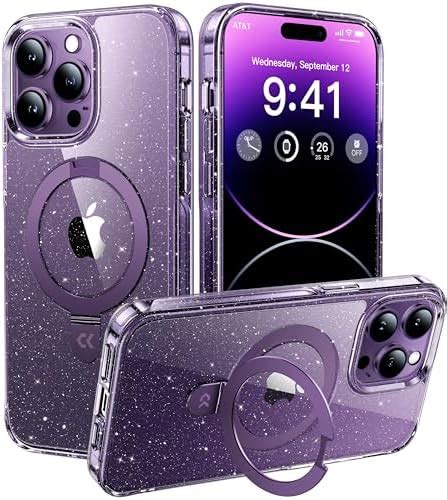 Amazon CASEKOO Magnetic Glitter Clear Designed For IPhone 14 Pro