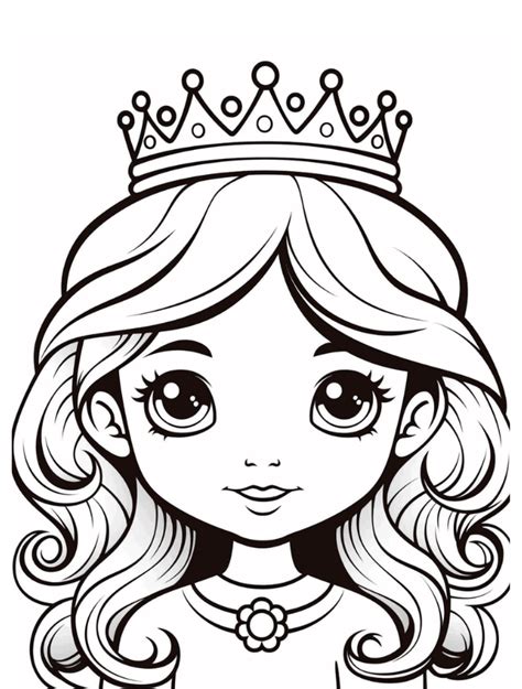 Princess Coloring Pages in 2023 | Princess coloring, Animal coloring ...