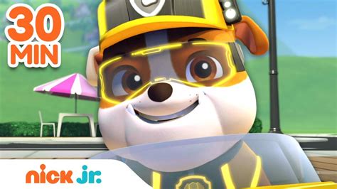 Rubble Saves The Day ⚙️ Paw Patrol 30 Minute Compilation Nick Jr Youtube