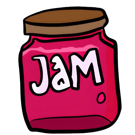 Jam Jar Cartoon · Creative Fabrica