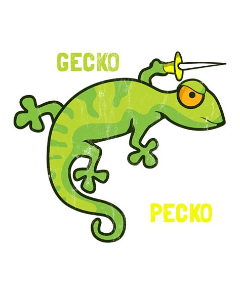 Mess With Gecko You Get A Pecko New Meme Greeting Card For Sale By