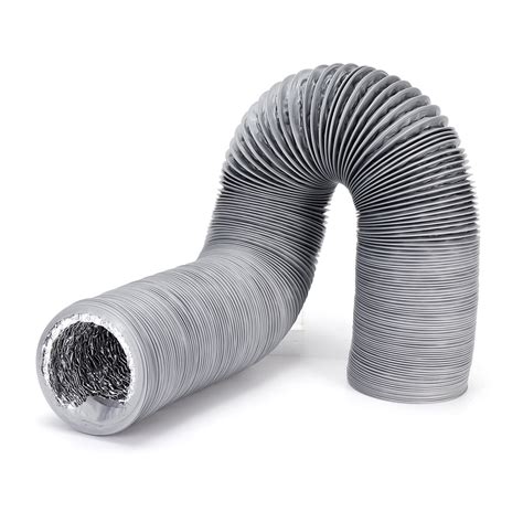 Black 5ft 10ft 20ft Dia 15cm Flexible Exhaust Pipe Vent Hose Duct Outlet Ventilation Air Hose