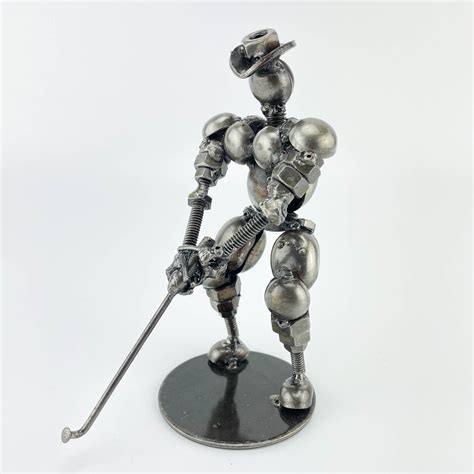 Golfer Metal Sculpture - Gift for Golf lover