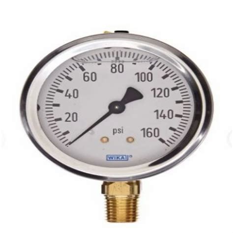 2 Inch 50 Mm WIKA Pressure Gauges 0 To 4 Bar 0 To 60 Psi At Rs