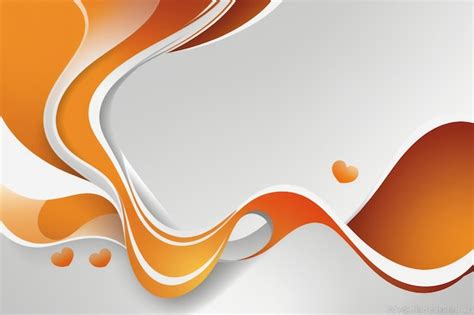 Premium AI Image Orange White Abstracts Background