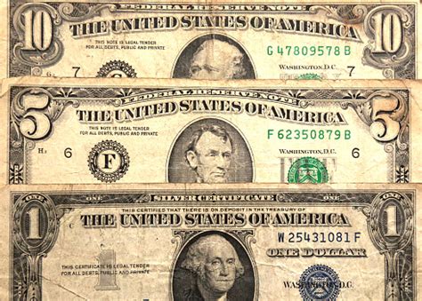 Old Us Currency Money Stock Photo - Download Image Now - iStock