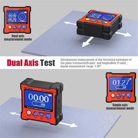 Dxl360s Gyro Gravity 2 In 1 Digital Protractor Inclinometer Dual Axis Level Box 001