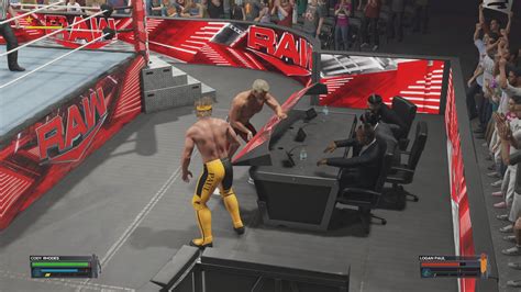 Wwe K How To Put Your Opponent Through The Announce Table Vgc