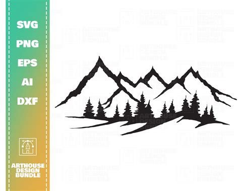 Mountain Clipart, Mountain Svg, Mountain Logos, Logos With Mountains ...