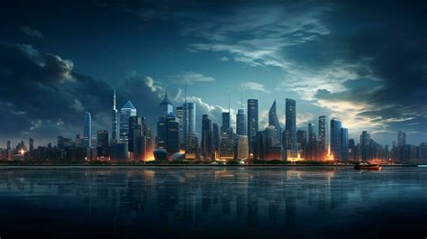 AI generated City Skylines background 36185372 Stock Photo at Vecteezy