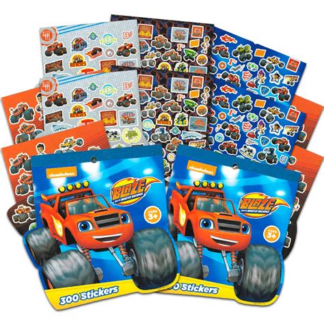 Buy Blaze and the Monster Machines Party Supplies Stickers Pack ~ 600 ...