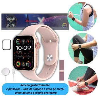 Smartwatch Watch X S Rie Feminino Masculino Amoled Nfc Lan Amento