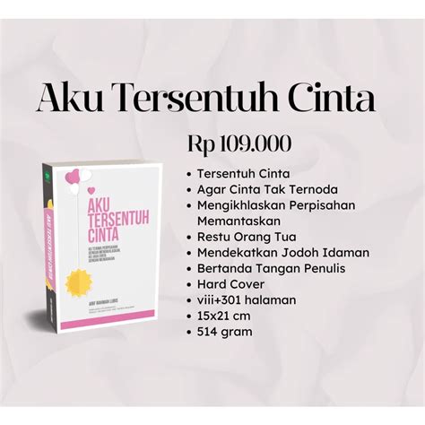 Jual Buku Novel Aku Tersentuh Cinta Karya Arif Rahman Hakim Motivasi