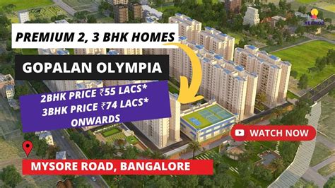 Gopalan Olympia 8861110665 2 3 BHK Flats For Sale In Kumbalgodu