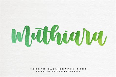 Muthiara Font - Free Fonts