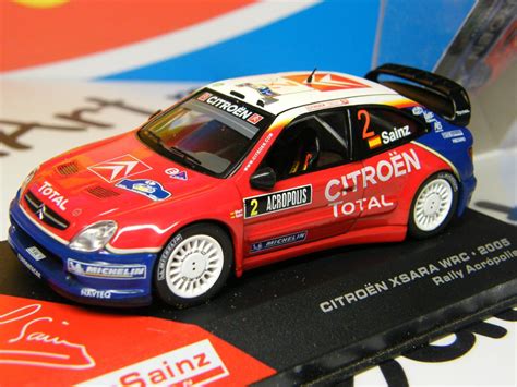 12 21 Rally CITROËN XSARA WRC 2005 Acropolis Sainz IXO ALTAYA 1 43