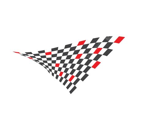 Racing Flag Icon Of Automotif Illustration Vector Fast Background