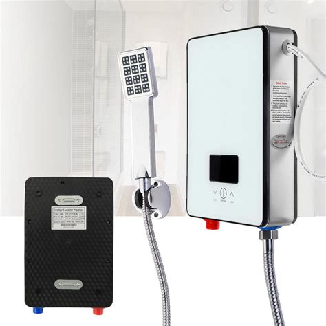 6500w 220v Electric Tankless Instant Water Heater Temperature Bathroom Bathroom Kitchen Winter