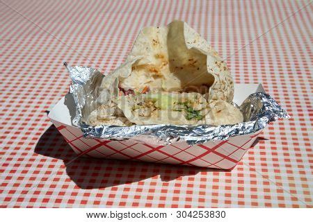 Burrito. Foil Wrapped Image & Photo (Free Trial) | Bigstock