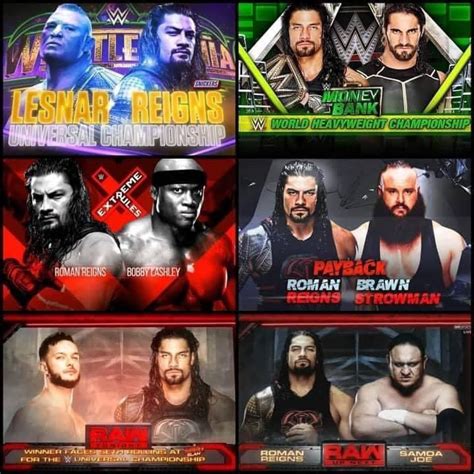 Wrestlelamia Co Uk On Twitter EVERY SINGLE Clean Loss For Roman