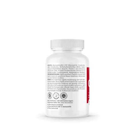 Zein Pharma Gelenk Kapseln Chondroitin Glucosamine And Msm