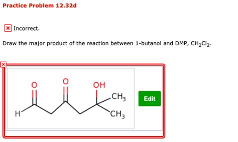 solved practice problem  incorrect draw  major cheggcom