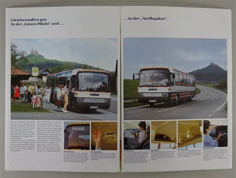 Prospekt Mappe Mercedes Benz Omnibus O 303 Kombi Linien Omnibus O