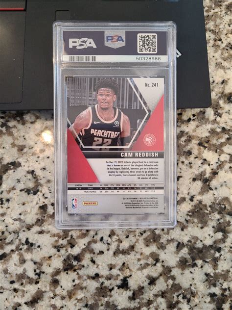 Panini Mosaic Cam Reddish Rookie Rc Psa Gem Mint Hawks