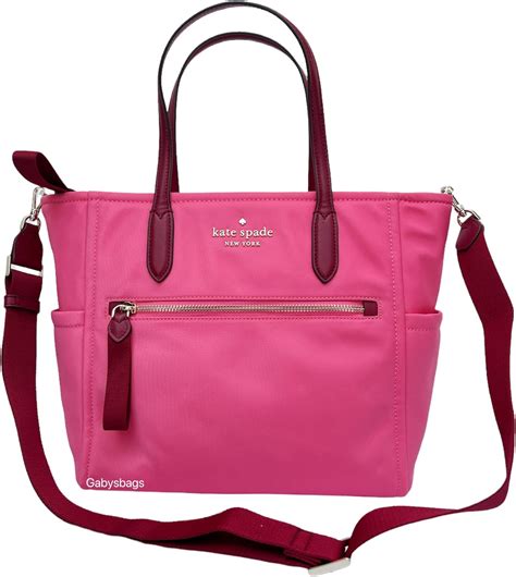 Amazon Kate Spade Chelsea Medium Top Zip Satchel Crossbody Nylon