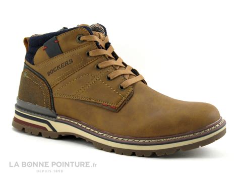 Achat Chaussures Dockers Homme Boots Vente Dockers Wy Cognac