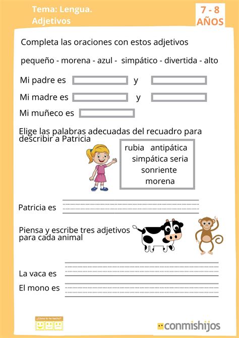 Adjetivos En Ingles Para Niños Actividades Opposite Adjectives Lista