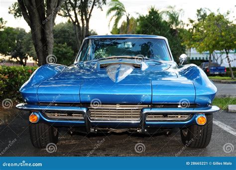 Metallic Blue Sports Car Stock Image - Image: 28665221