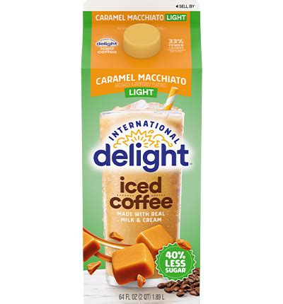 Caramel Macchiato Light Iced Coffee Carton