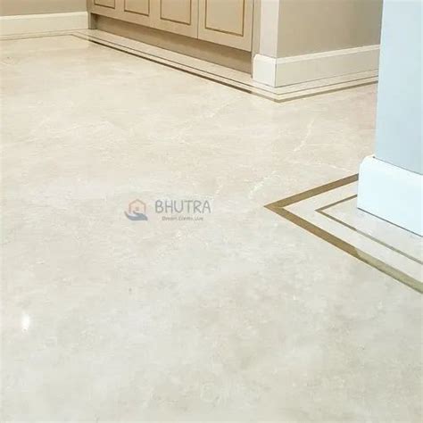 Classic Beige Italian Marble For Flooring Thickness 18 Mm At Rs 200