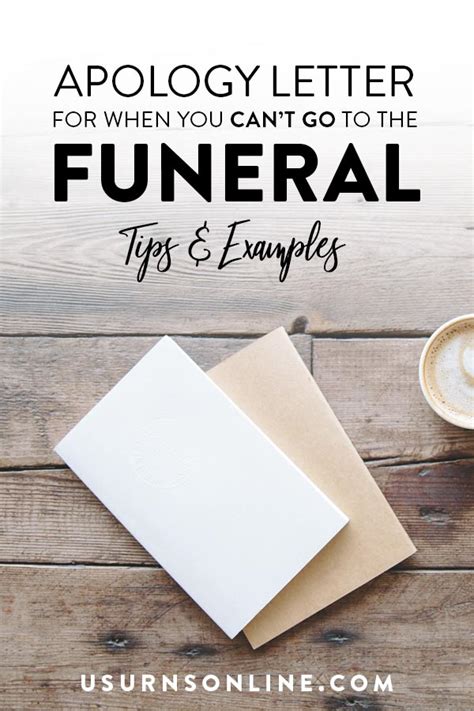 Unable to Attend Funeral Letter (Free Examples) » US Urns Online