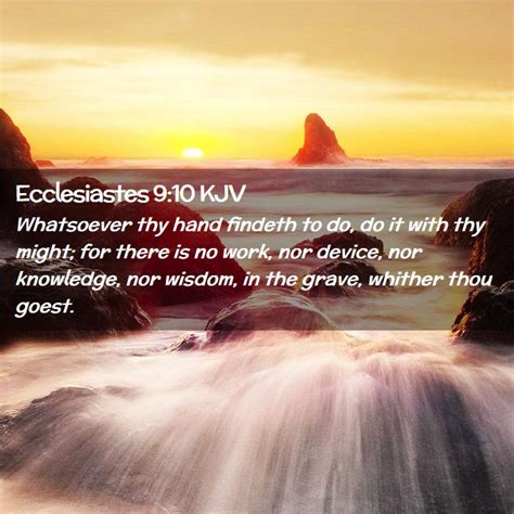 Ecclesiastes 910 Kjv Bible Verse Images