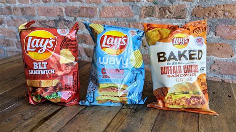 Lays New Sandwich Flavored Potato Chips Ranked