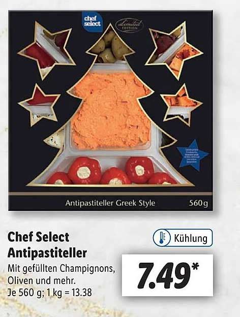 Chef Select Antipastiteller Angebot Bei Lidl Prospekte De