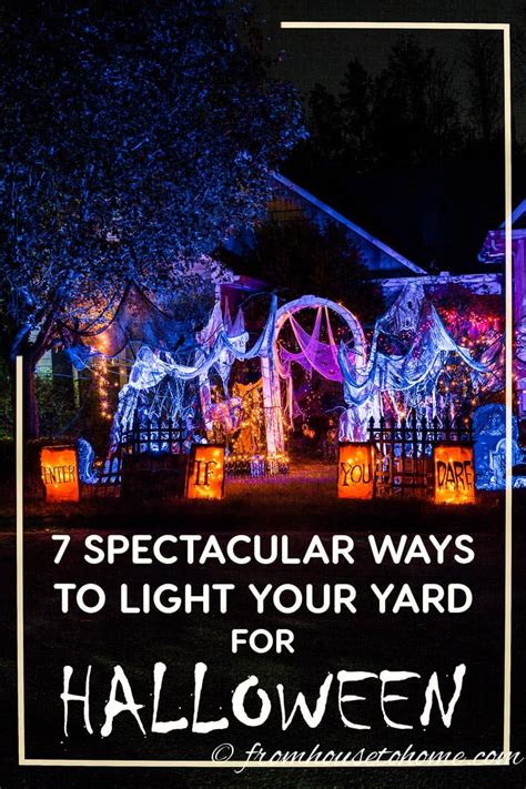 Halloween Outdoor Lighting Ideas: 21 Spooky Ways To Light Your Yard ...