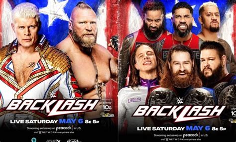 Wwe Backlash 2023 Match Card Full List Of Matches Announced For Puerto