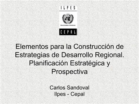 PPT Elementos Para La Construcci N De Estrategias De Desarrollo