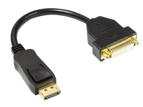 Gc Dp Ad Adapterkabel Displayport Stecker Auf Dvi D M