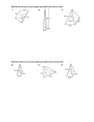 Free Practice 11 5 Volumes Of Pyramids And Cones Worksheet Answers