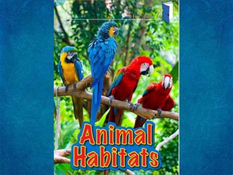 Book Creator Animal Habitats