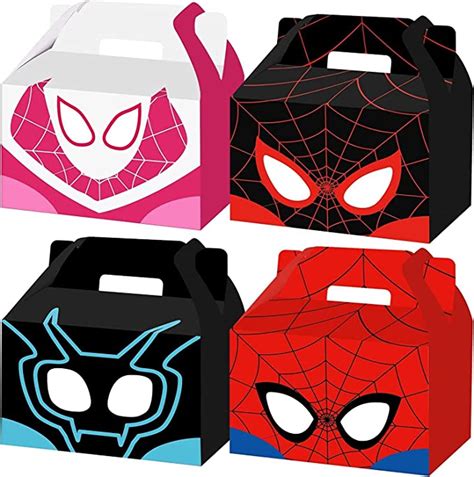 Amazon 24 Pack Spider Party Favor Boxes Spidey Friends Party Favor