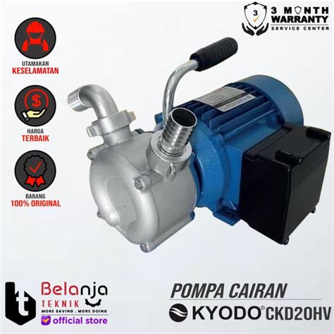 Jual Kyodo Mesin Pompa Minyak Cairan Kental Ckd Hv Oil Transfer Pump