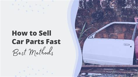 How to Sell Car Parts in 2023 (with Free Value Guide)