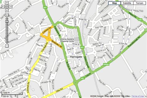 Map Of Harrogate Town Centre - Beilul Rochette